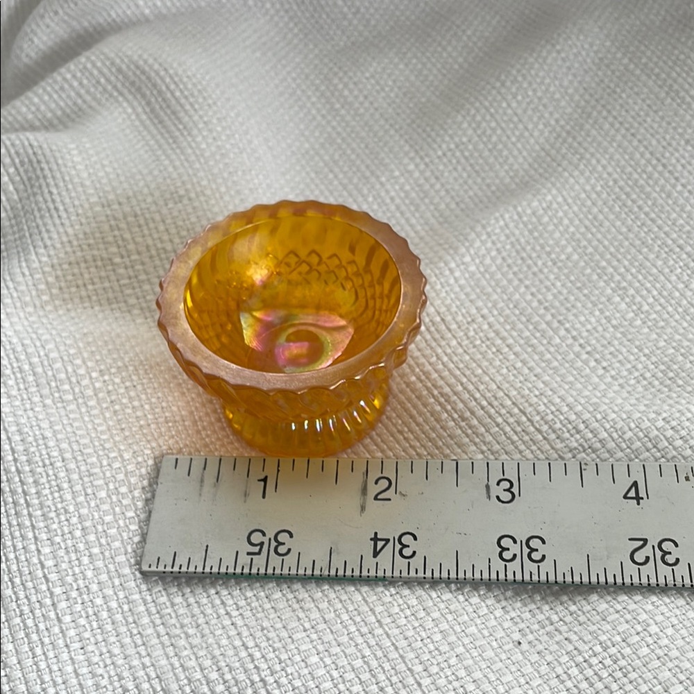 Mosser - Amber Glass trinket dish